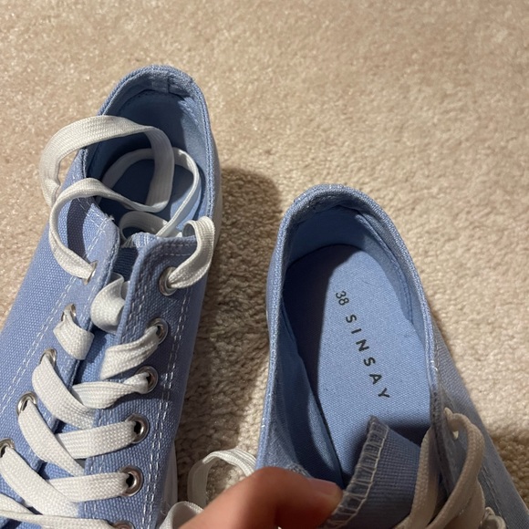 Sinsay womens blue running shoes size 8/38 - Picture 3 of 5